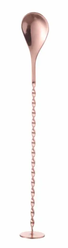 Gereduceerde Prijs Barlepel Met Stamper, Bar Up, Koper, 280x35mm