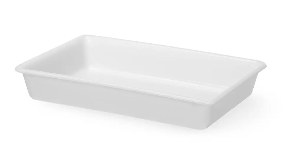 Bereidingsbak, HENDI, 8L, Wit, 480x330x(H)80mm Tijdelijk Beschikbaar