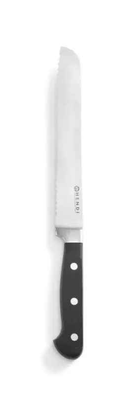Premium Broodmes, Hendi, Kitchen Line, Zwart, (l)335mm
