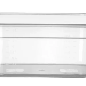 Hoge Kwaliteit Container GN 1/2 Polypropyleen, Hendi, Profi Line, GN 1/2, 9,5L, Transparant, 325x265x(h)150mm