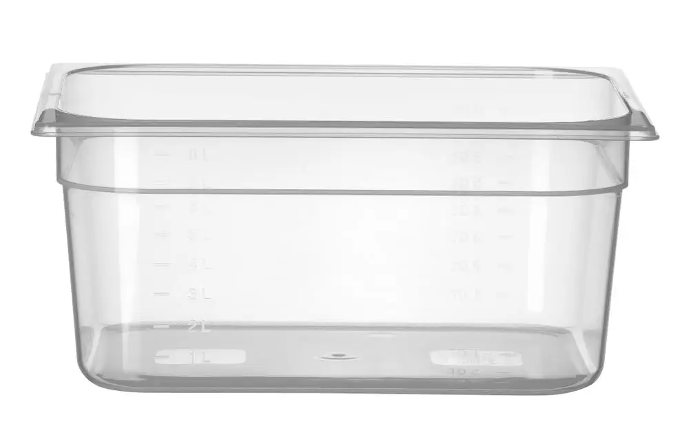 Hoge Kwaliteit Container GN 1/2 Polypropyleen, Hendi, Profi Line, GN 1/2, 9,5L, Transparant, 325x265x(h)150mm