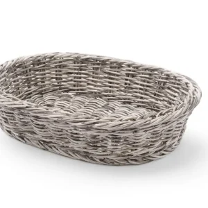 Hoge Kwaliteit Broodmand Ovaal, Hendi, Lichtgrijs, 320x230x(h)70mm