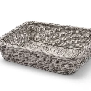 Rechtstreeks Van De Fabrikant Broodmand Rechthoekig, Hendi, Lichtgrijs, 400x300x(h)120mm
