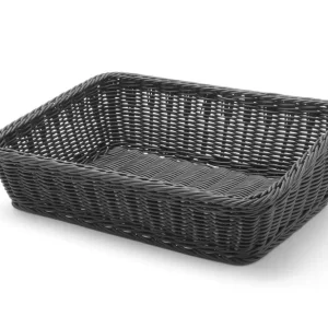 Broodmand Rechthoekig, Hendi, Zwart, 400x300x(h)120mm Gereduceerde Prijs