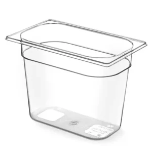 Korting Container GN 1/4 Tritan, Hendi, GN 1/4, 2,8L, Transparant, 265x162x(h)100mm