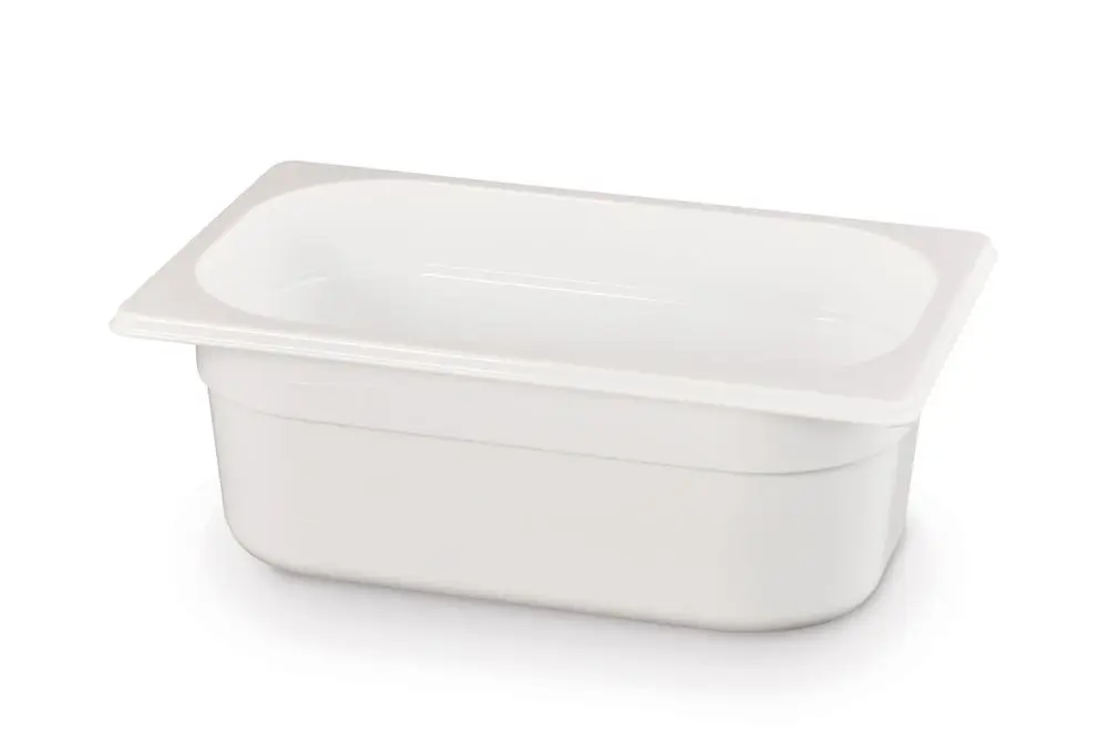 Container GN 1/4 Wit Polycarbonaat, Hendi, GN 1/4, 2,8L, Wit, 265x162x(h)100mm Favoriet