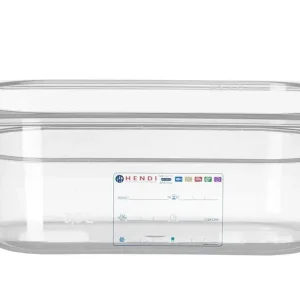 Bestel Nu Container GN 1/4, Hendi, GN 1/4, 2,8L, Transparant, 265x162x(h)100mm