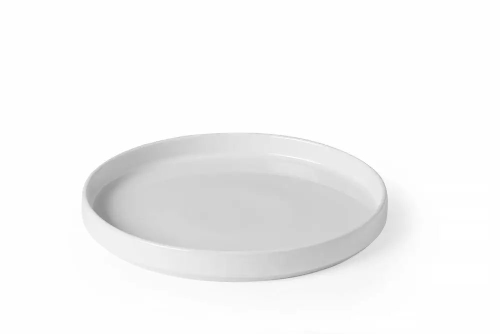Bord met hoge rand Oslo, HENDI, Oslo, Wit, ⌀240x(H)26mm Voordeelprijs