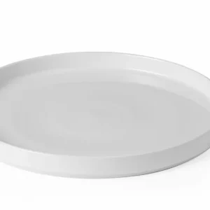 Must-Have Bord met hoge rand Oslo, HENDI, Oslo, Wit, ⌀280x(H)28mm