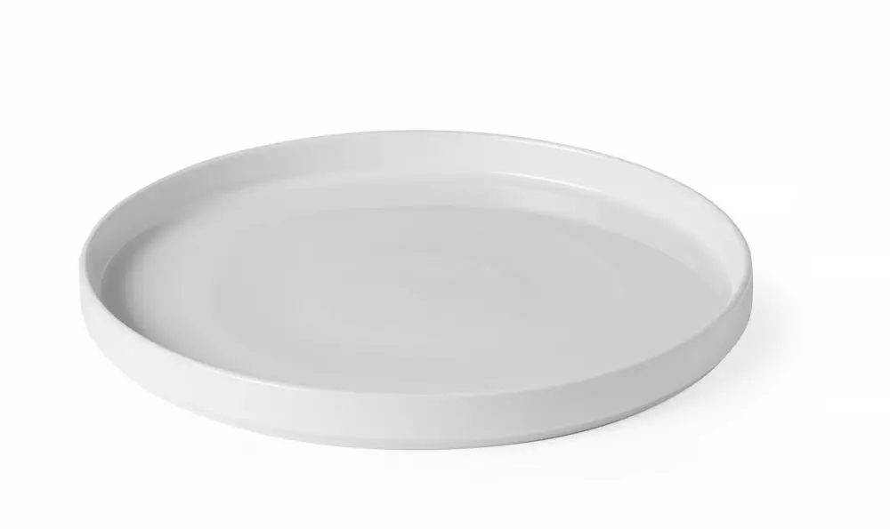 Must-Have Bord met hoge rand Oslo, HENDI, Oslo, Wit, ⌀280x(H)28mm