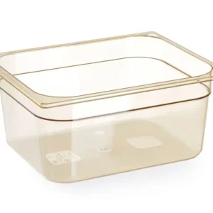 Container GN 1/2 Hoge Temperatuur Bestendigheid, Hendi, GN 1/2, 4L, Transparant, 325x265x(h)65mm Bestseller
