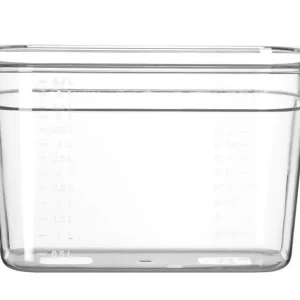 Container GN 1/3 Polycarbonaat, Hendi, Profi Line, GN 1/3, 7,8L, Transparant, 325x176x(h)200mm Beperkt Aanbod