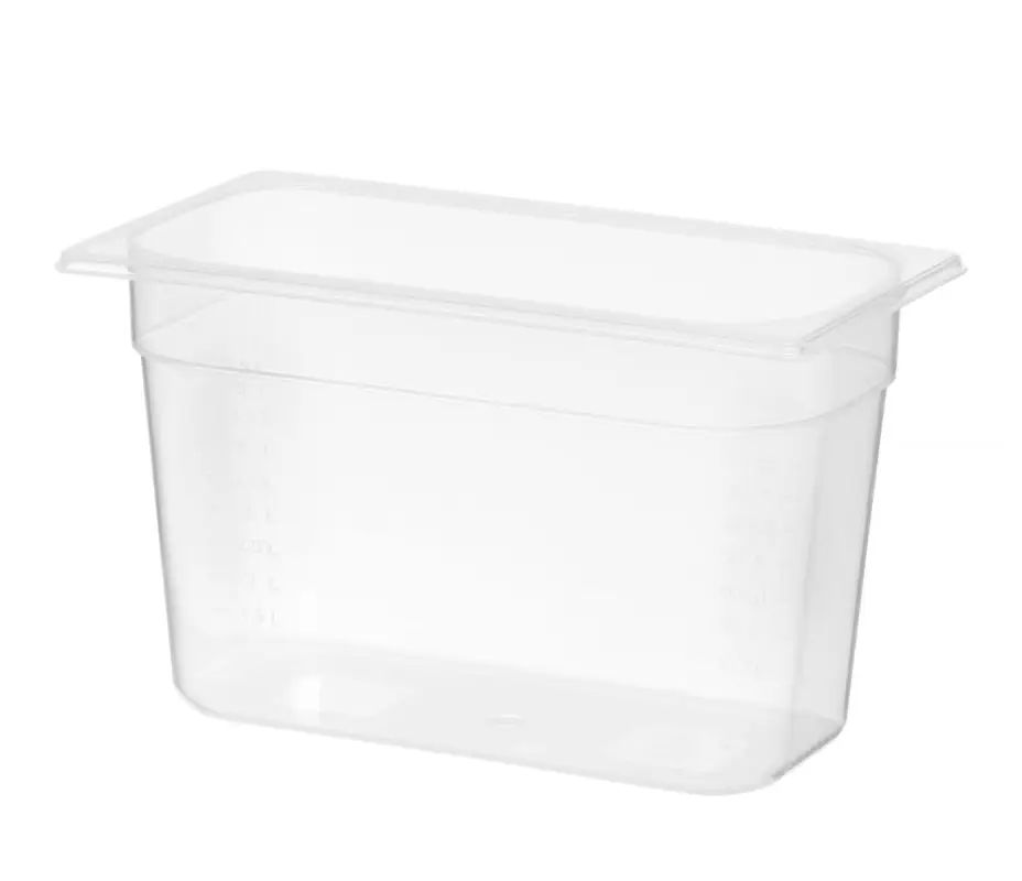 Container GN 1/3 Polypropyleen, Hendi, Profi Line, GN 1/3, 7,8L, Transparant, 325x176x(h)200mm Exclusieve Aanbieding