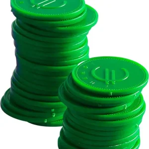 Consumptiemunten – 100 St., Bar Up, Groen, 100 St., ø25mm Hete Deal