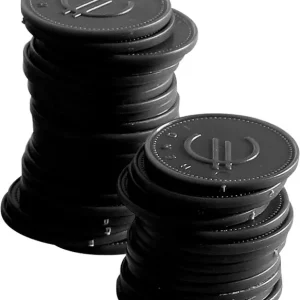 Consumptiemunten – 100 St., Bar Up, Zwart, 100 St., ø25mm Must-Have