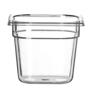 Container GN 1/6 Polycarbonaat, Hendi, Profi Line, GN 1/6, 2,4L, Transparant, 176x162x(h)150mm Direct Verzonden