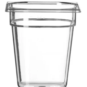 Flitsaanbieding Container GN 1/6 Polycarbonaat, Hendi, Profi Line, GN 1/6, 3,4L, Transparant, 176x162x(h)200mm