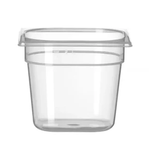 Laatste Versie Container GN 1/6 Polypropyleen, Hendi, Profi Line, GN 1/6, 2,4L, Transparant, 176x162x(h)150mm