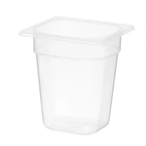 Container GN 1/6 Polypropyleen, Hendi, Profi Line, GN 1/6, 3,4L, Transparant, 176x162x(h)200mm Meest Verkocht