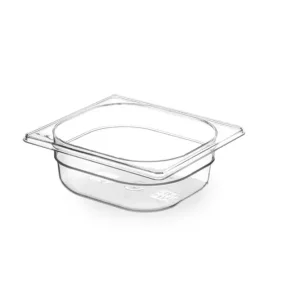 Korting Container GN 1/6 Tritan, Hendi, GN 1/6, 1L, Transparant, 176x162x(h)65mm