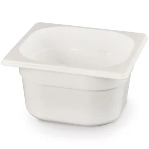 Premium Container GN 1/6 Wit Polycarbonaat, Hendi, GN 1/6, 1,6L, Wit, 176x162x(h)100mm