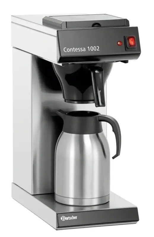Superprijs Bartscher Koffiemachine Contessa 1002 | 2L Thermoskan | 13 Kopjes | 215x400x520mm