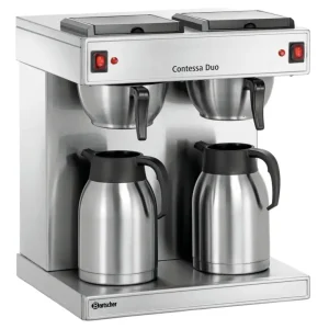 Bartscher Koffiemachine Contessa Duo | 2 Thermoskannen | 2x 13 Kopjes | 430x400x520mm Express Levering