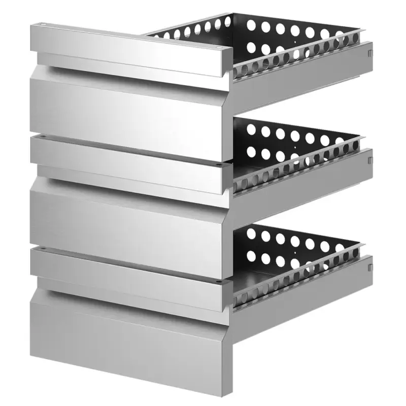 Diamond Ladenblok | PLATINUM LINE | RVS | 3 Laden | 1/1 GN Fabrieksprijs