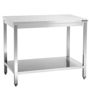 Bartscher Werktafel 700 B1400 | RVS | Vast Gelast | Met Onderblad | 1400x700x850mm Favoriet