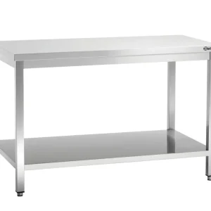 Bartscher Werktafel 700 B1500 | RVS | Vast Gelast | Met Onderblad | Tot 342 kg Draagvermogen | 1500x700x850mm Merkproduct