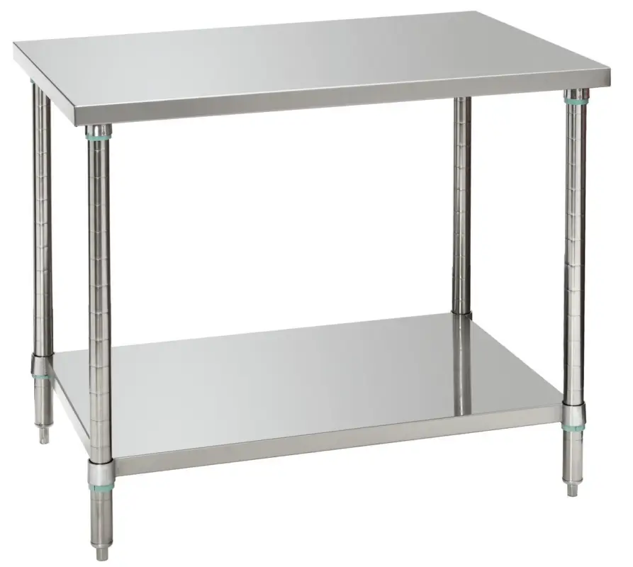 Bartscher Werktafel RVS met Bodemschap| Zelfmontage | Insteeksysteem | 1000x700x900mm Gecertificeerd