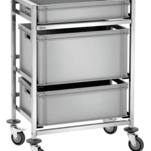 Voordeelprijs Bartscher Krattenwagen AK300 | 3 schappen | 720x500x965mm
