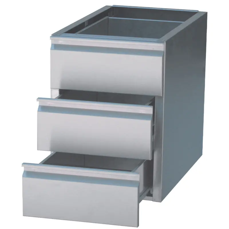 Snelle Levering Ladenblok 3 Laden GN 1/1 (tafel Diepte 700 Mm)