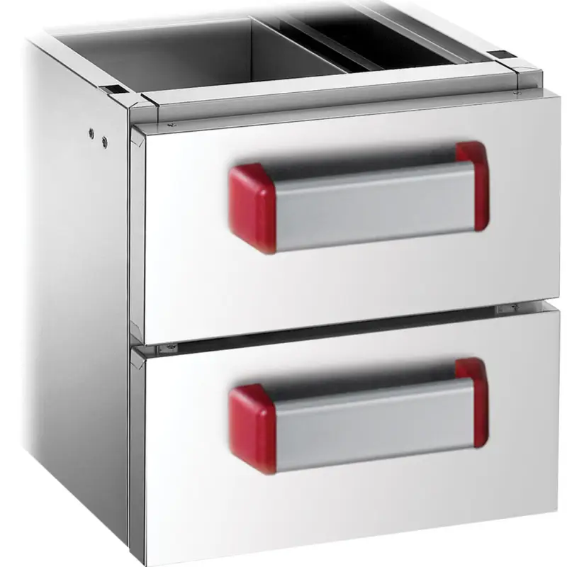 Flitsaanbieding Ladenset | OPTIMA 700 | RVS | 2 Laden (1/1 GN) | 400mm