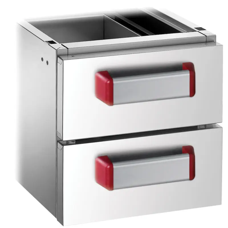 Laatste Kans Ladenset | OPTIMA 700 | RVS | 2 Laden (2/1 GN) | 700mm