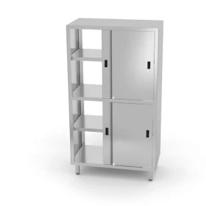 Shop Nu Doorgangskast Met Tussenblad En Schuifdeuren, Hendi, Kitchen Line, 1000x600x(h)1800mm