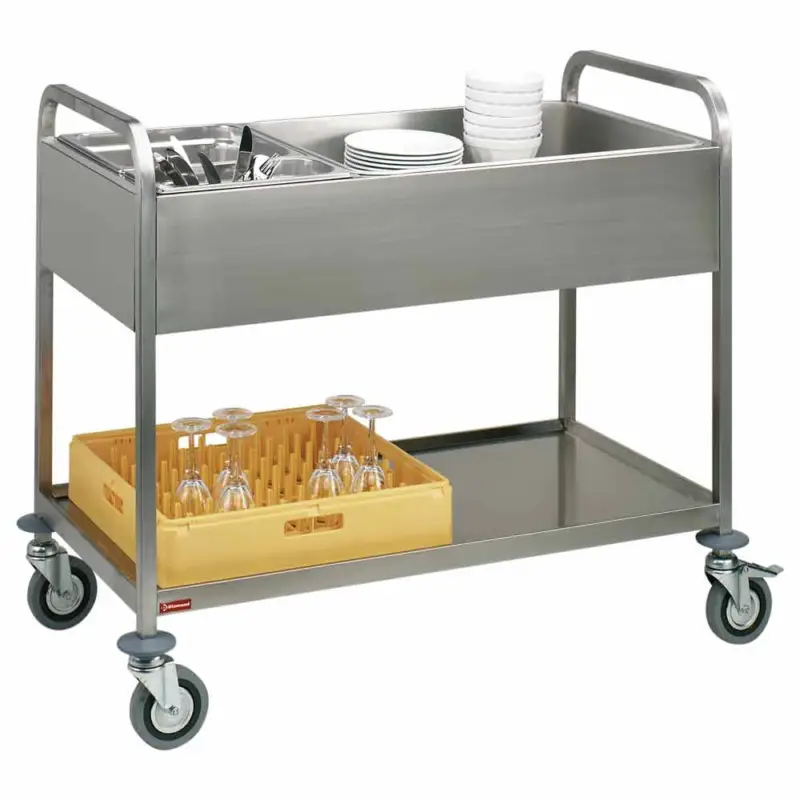 Gratis Retour Dresseerwagen In R.v.s., 3x GN 1/1, Ondertablet