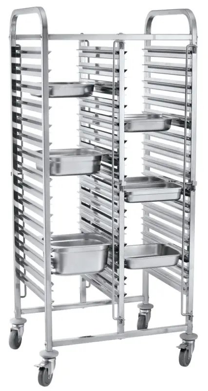 Dubbele Regaalwagen – 30 X GN 1/1, Hendi, 740x550x(h)1730mm Must-Have