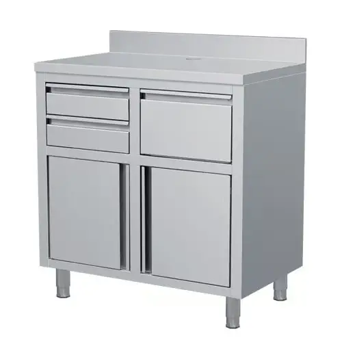 RVS KOFFIE WERKTAFEL 1000X600X1150 Betaalbaar