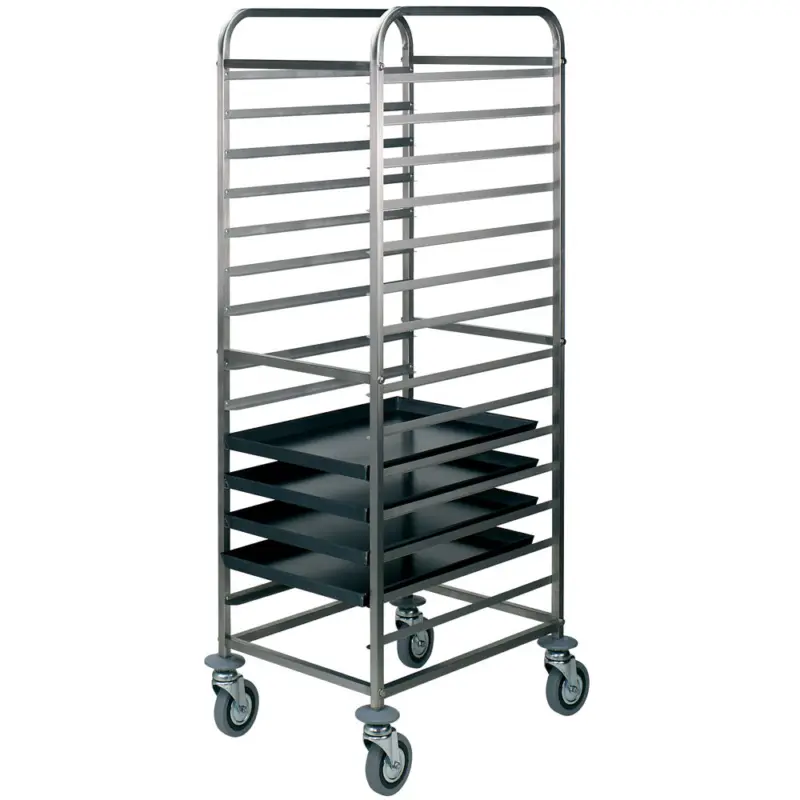 Weekendaanbieding Silowagen Voor Recipiënten 20x 600×400 Mm, Tussenruimte 75 Mm