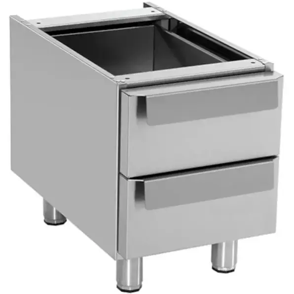 Flitsaanbieding Unni-Cooking Onderstel | 2 Laden | 700 SERIE | RVS | 400x700x600mm