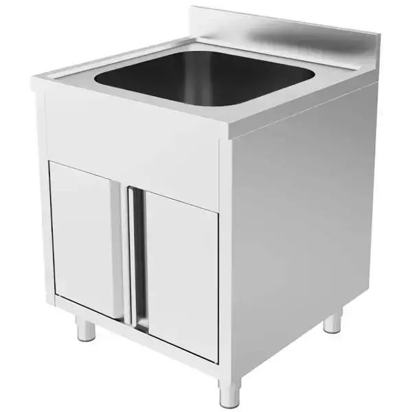 Unninox |800x700x(h)850 Spoeltafel Met Klapdeuren Koop Online