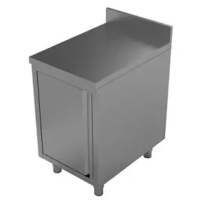 Unninox Werkkast | RVS | 1 Draaideur | Achter Rand | 600x700x850mm Must-Have
