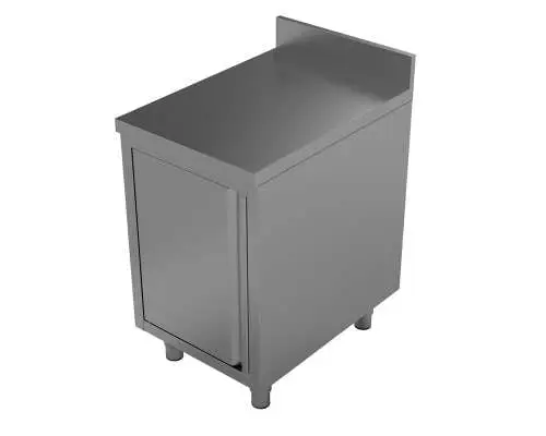 Unninox Werkkast | RVS | 1 Draaideur | Achter Rand | 600x700x850mm Must-Have