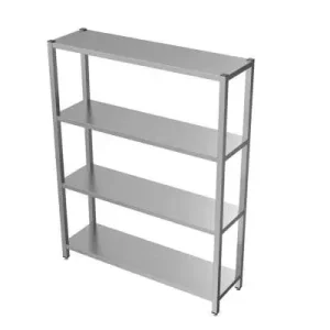 Aanbieding Unninox Voorraadrek | RVS | 4 Schappen | 1200x500x1800mm