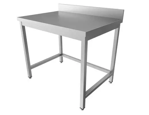 Uitverkoop Unninox Werktafel | RVS | Achter Rand | 1600x600x850/900mm