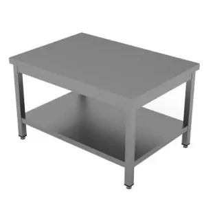 Unninox Werktafel | RVS | Laag Model | Bodemschap | 1800x700x600mm Must-Have