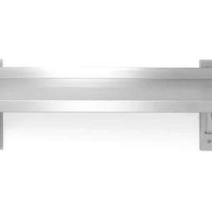 Dagaanbieding Verstelbare enkele wandplank met 2 beugels, HENDI, 800x300x(H)600mm