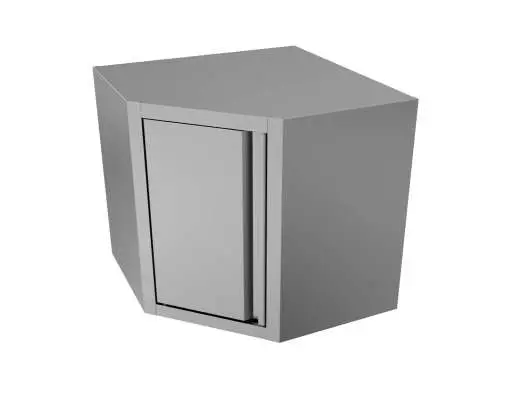 Unninox Hoekwandkast | RVS | 700x700x660mm Speciale Aanbieding