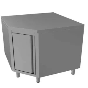 Unninox Hoekwerkkast | RVS | Deur | 700mm Diep | 1000x1000x850/900(h)mm Shop Nu